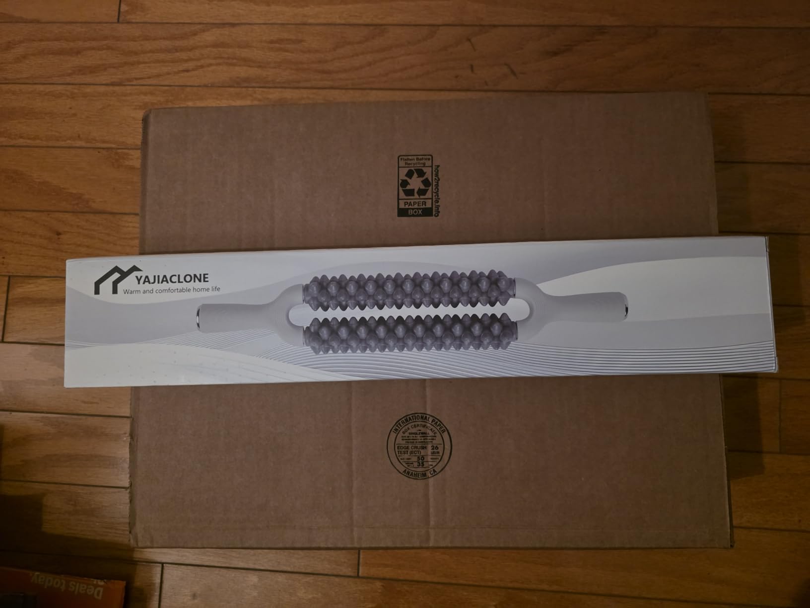 Muscle Roller Stick for Deep Muscle Recovery, Double Row Massage Roller | Double Row Design | Smooth Controlled Rolling | Large Muscle Coverage | Workout Recovery | Portable Recovery Tool customer photo 1