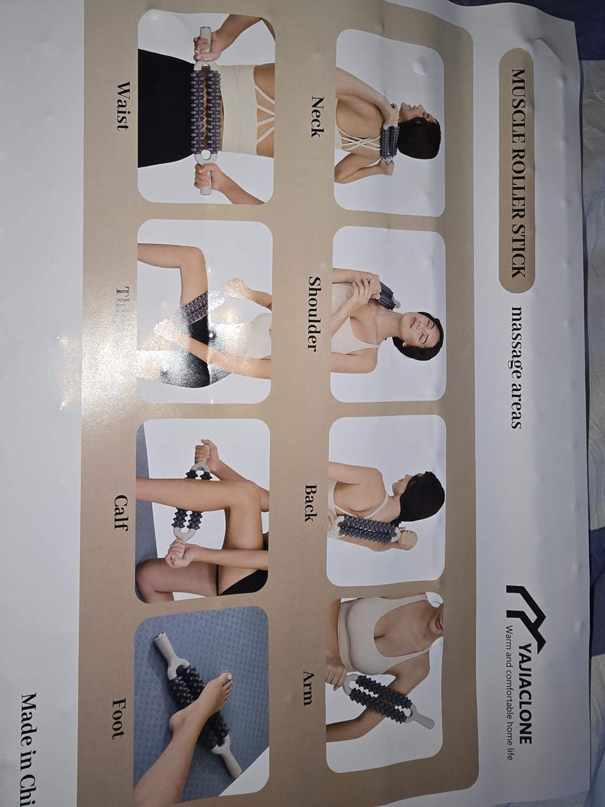 Muscle Roller Stick for Deep Muscle Recovery, Double Row Massage Roller | Double Row Design | Smooth Controlled Rolling | Large Muscle Coverage | Workout Recovery | Portable Recovery Tool customer photo 2