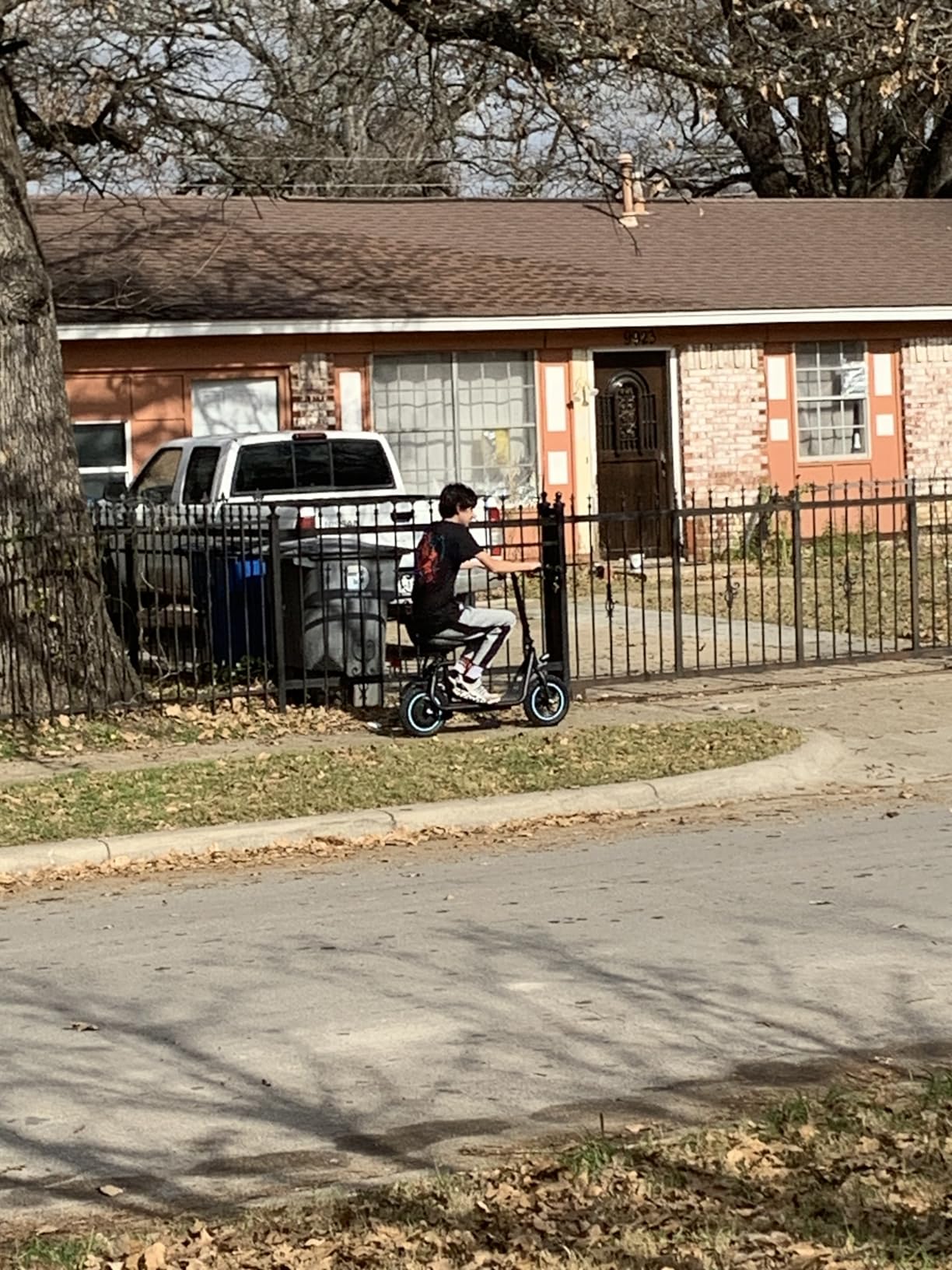 AWWSCOOTER C1 Electric Scooter with Seat for Adults, Foldable Commuter E-Scooter with Basket for Grocery, Pets, and Daily Commute - Classic Black customer photo 2