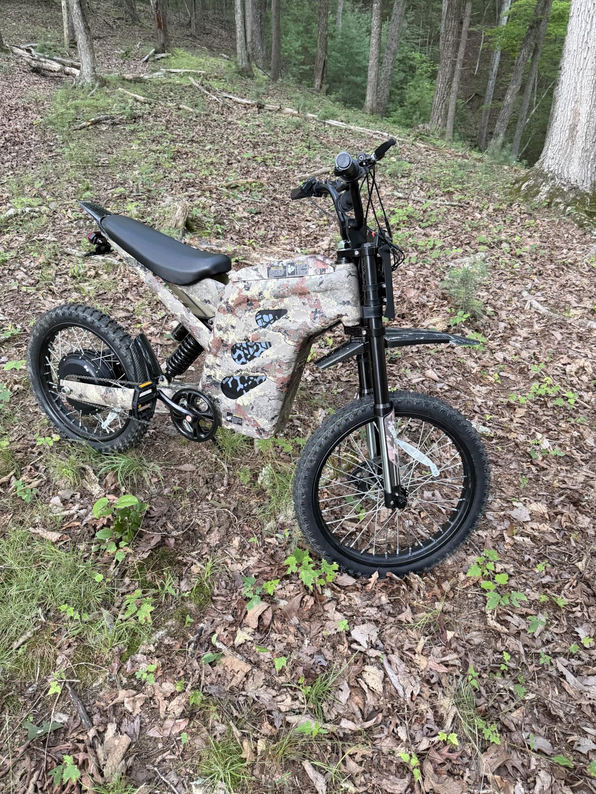 HAPPYRUN G300 Pro Electric Dirt Bike for Adults, 72V 30Ah Battery, 6500W Motor, 50 MPH Speed, 70 Mile Range, 350 Lbs Load Capacity, Hydraulic Brakes customer photo 2