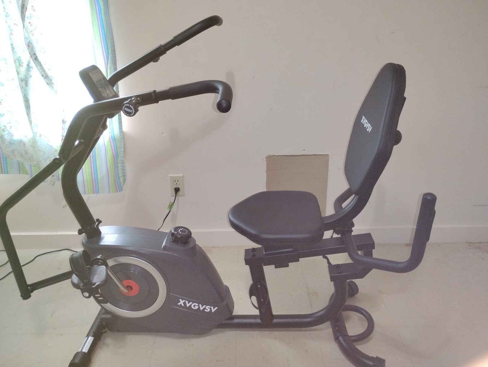 Recumbent Exercise Bike, Stationary Bike for Home with Arm Exercise | Recumbent Bike with 400LB Whisper-Quiet 16 Levels Magnetic Resistance Heart Rate and Multi-Function LCD Comfortable Seat customer photo 1
