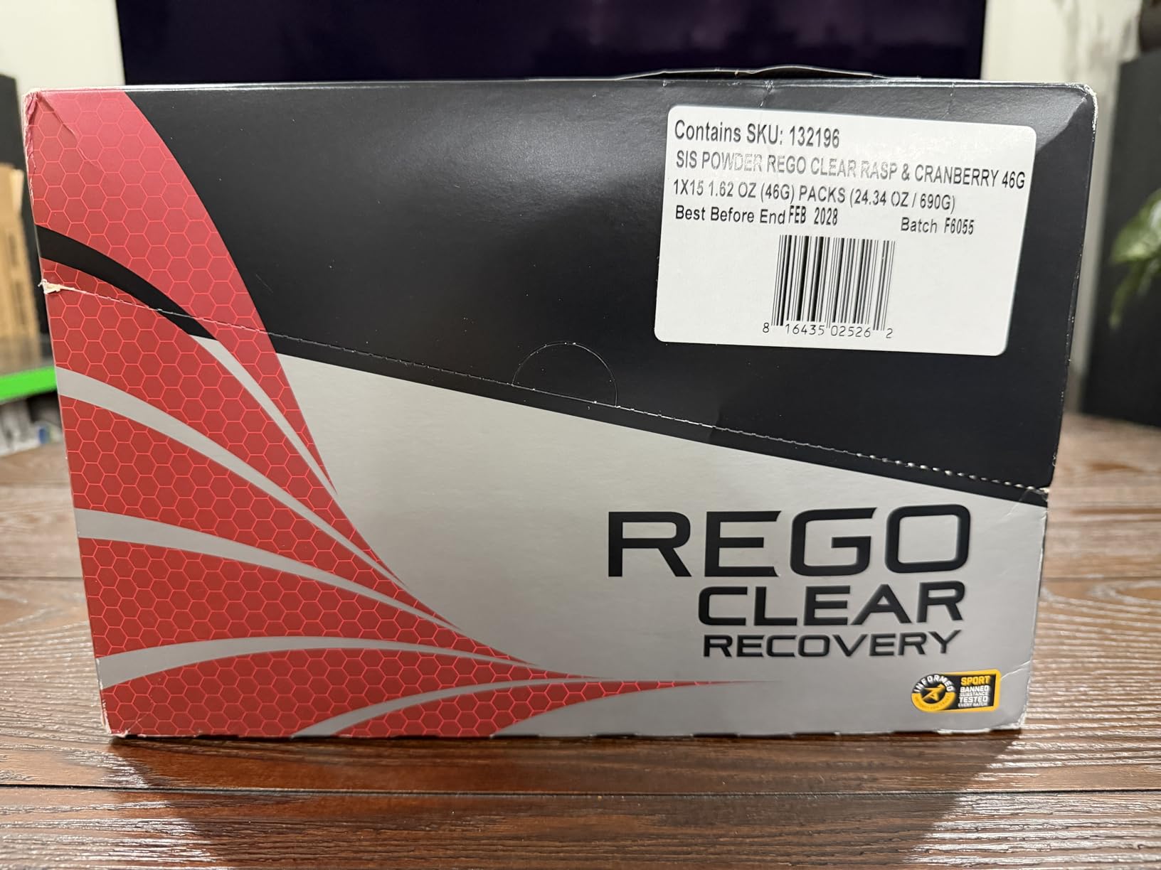 SiS REGO Clear Recovery - Clear Protein Powder & Refuel Drink - 20g Protein & 21g Carbohydrates - Raspberry & Cranberry - 16oz customer photo 1