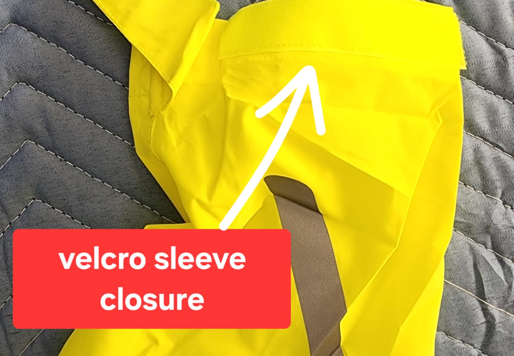 Hi-Vis Rain Jacket 360° Retroreflective, 15,000mm Waterproof, Vented, Helmet Hood customer photo 1