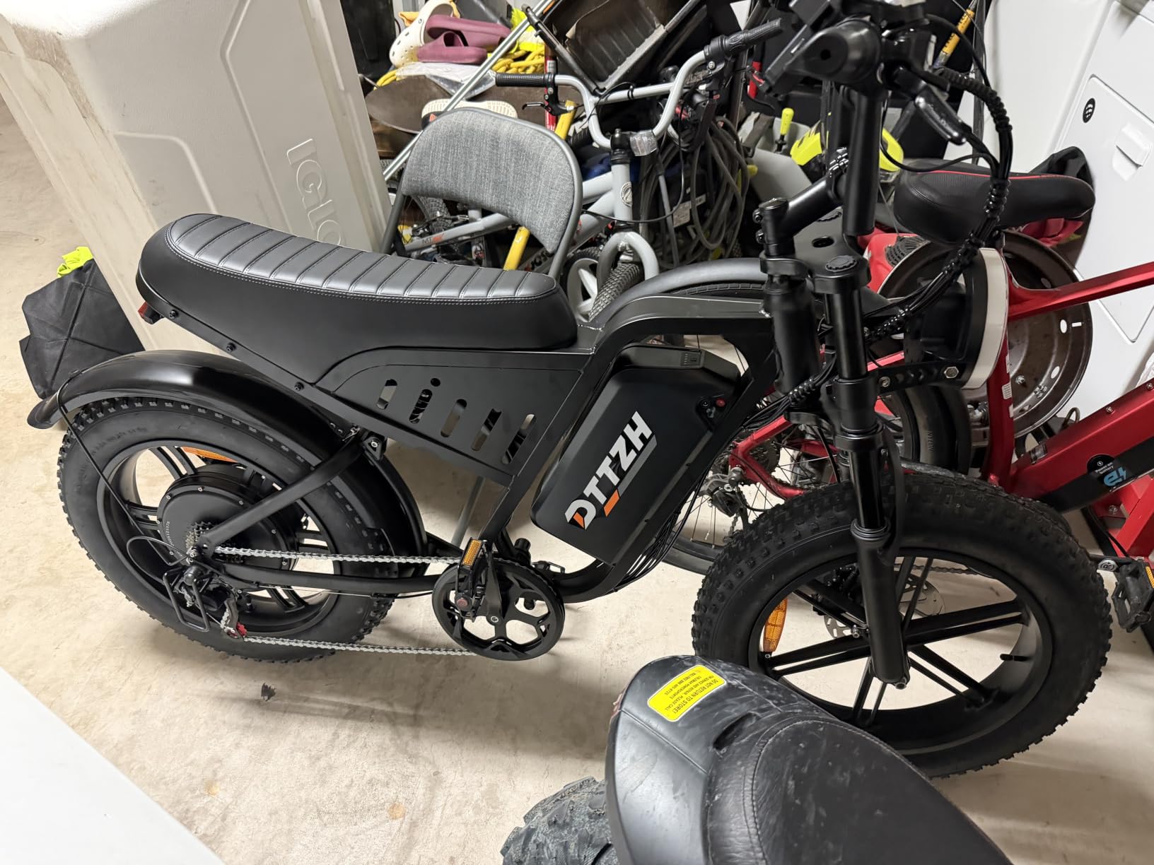 DTTZH F6/F6S/F6PRO Electric Bike for Adults with NFC & Password Unlock, 4000/2000/1500W, 60V 30Ah, 48V 15/25Ah E-Bike, 100-60 Miles 20