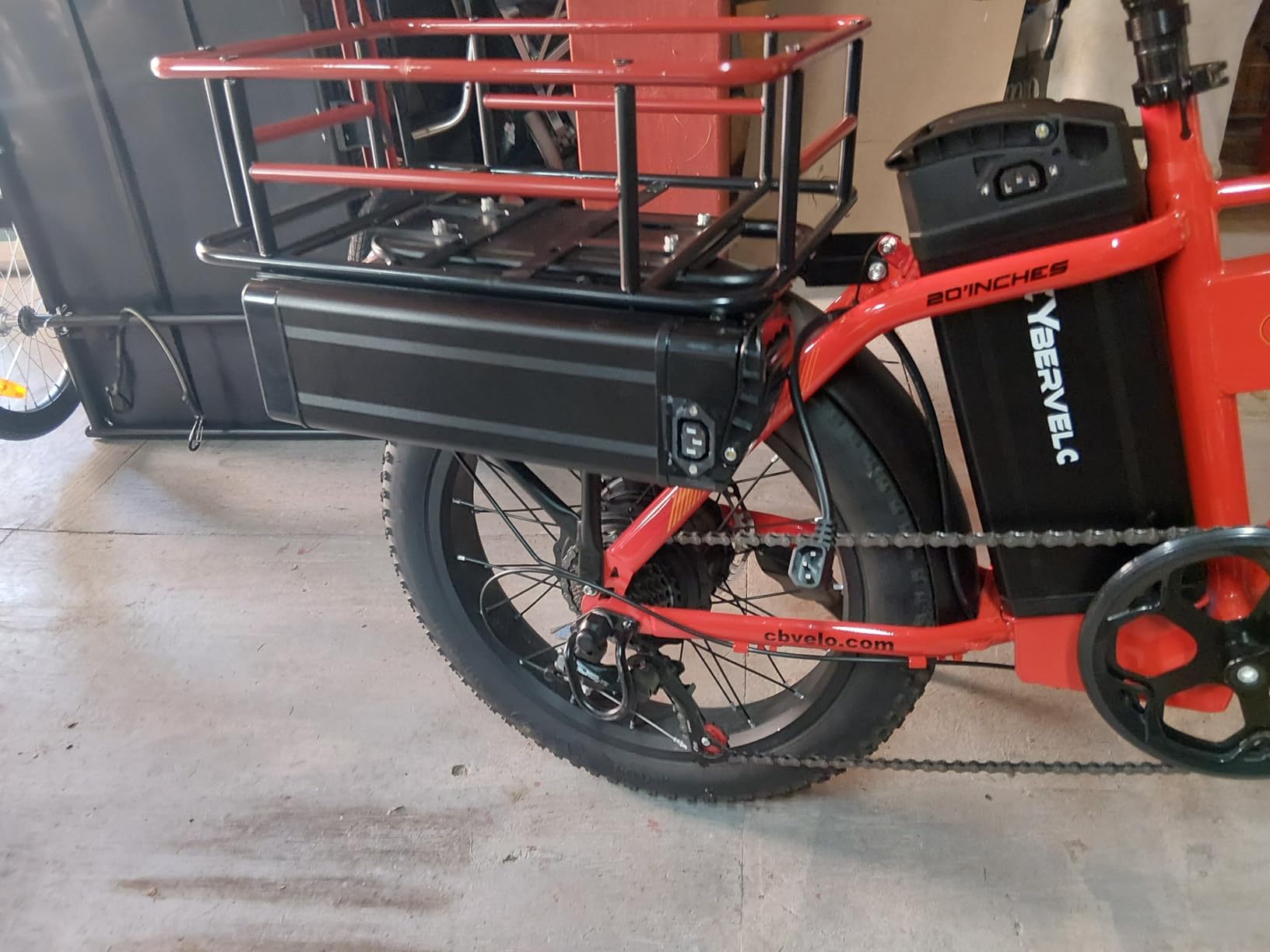 Cybervelo 750W Folding Electric Bike, 48V 20.8AH/50AH Large Removable Battery E-Bike, 80 Miles Max Range, 20
