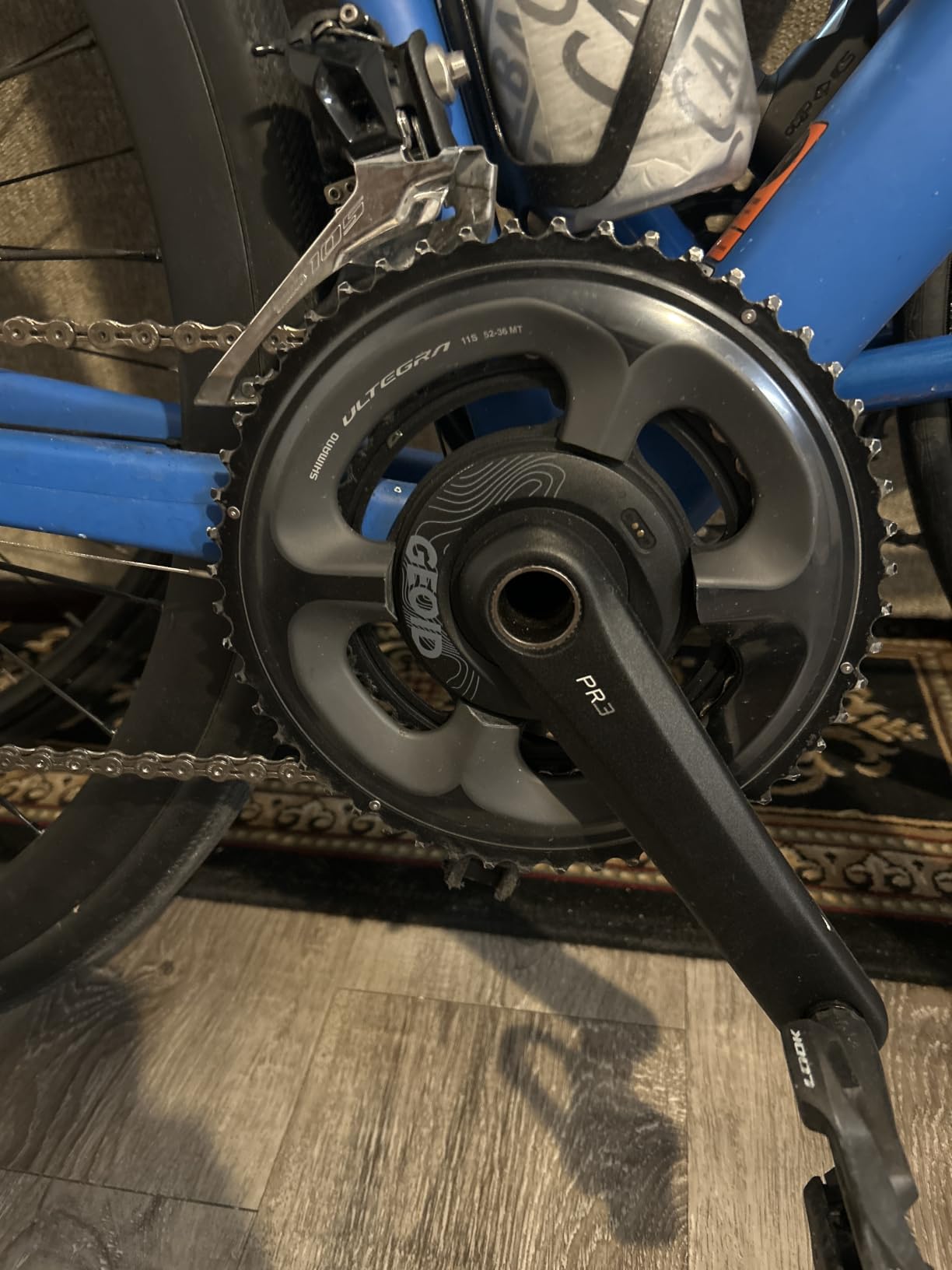 GEOID PM500 Bike Power Meter Crankset, ±1.5% Accuracy, Lightweight 680g, 300h Long Battery Life, 110BCD, Bluetooth & ANT+, IPX7 Waterproof Cycling Power Meter for Road Bikes - 165mm customer photo 1