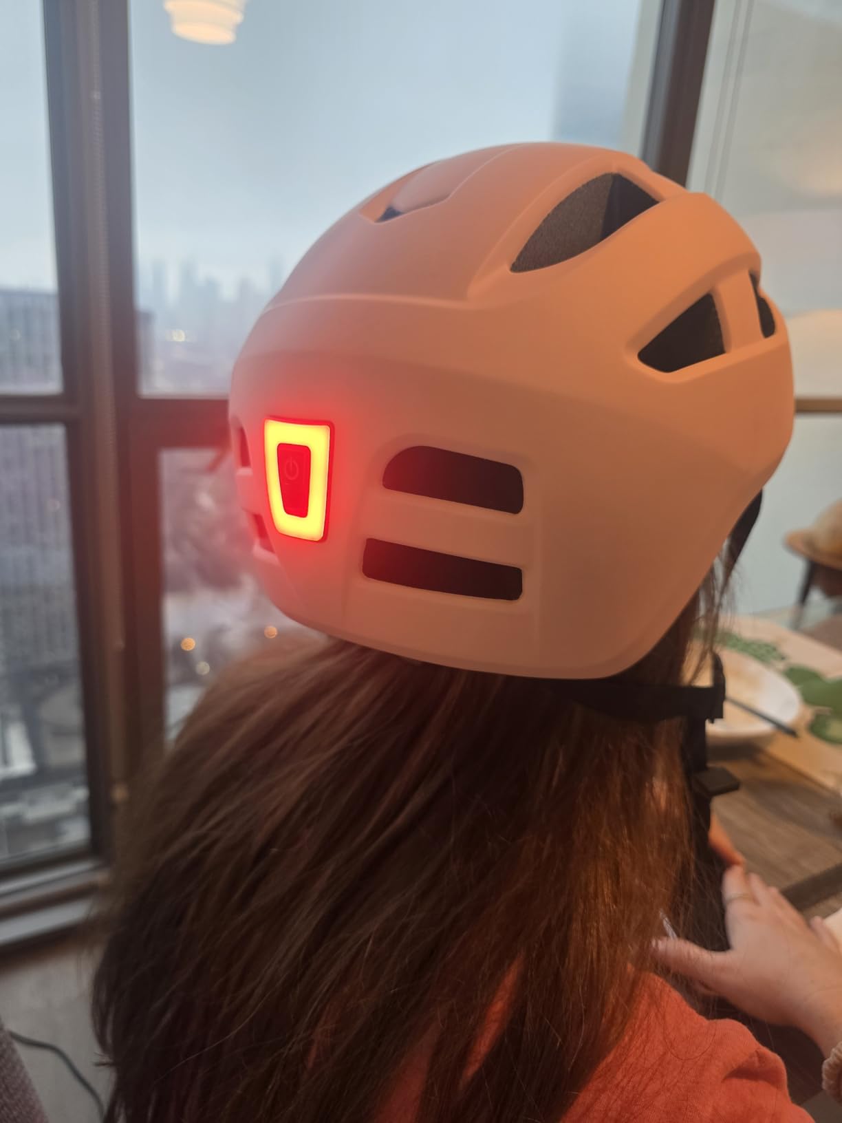 Adult Bike Helmet E-Scooter CPSC/ASTM Cert Rear Light | Electric Scooter Helmet Rechargeable Safety Certified Adjustable Lightweight Shockproof Road Trail Urban&Recreational Riding customer photo 1