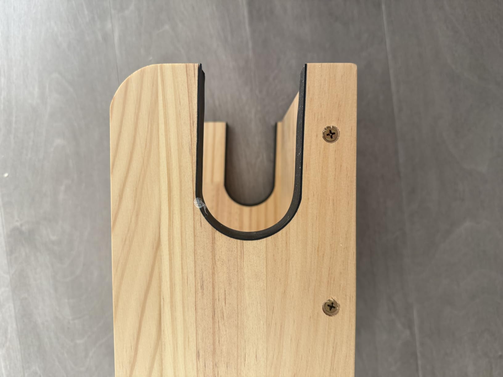 Wooden Bike Wall Mount Rack with Shelf and Hooks, Bike Hanger Wall Mount | Wood Wall Mount Bike Hangers for Garage, Space-Saving Indoor Bike Wall Mount Horizontal Storage Rack for Single Road Bicycle customer photo 2