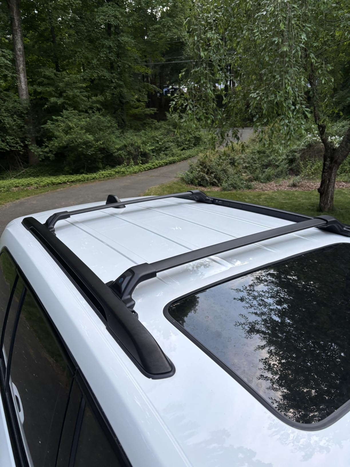 Aluminum Roof Rack Cross Bars with Lock Fit for 2016-2022 Honda Pilot with Side Rails, 330lbs Crossbars Anti-Wobble & Wind Noise Reduction Heavy Duty Cargo Carrier Accessories customer photo 2
