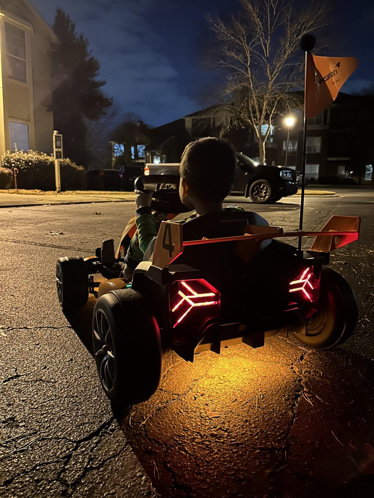 First Ride On Licensed McLaren Electric Go Kart for Kids, 36V 9AH Battery Powered Drift Kart Car w/Adjustable Seat & Remote Control, Ride on Crazy Cart for Kids, Racing Toy Dual 250W Motors (36V) customer photo 1