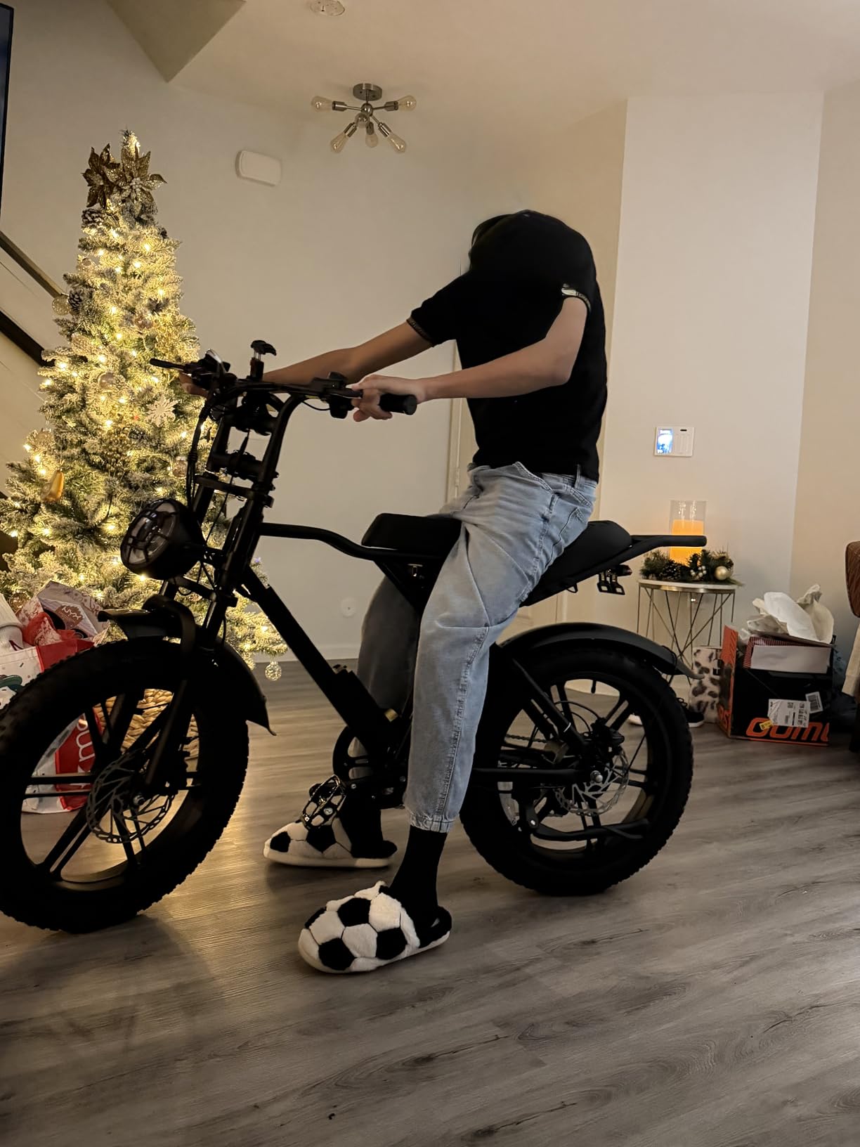 TST Electric Bike for Adults, 48V 15Ah Battery for Urban Cycling, R9 | 1500W Peak Motor, Dual Suspension, 7-speed Gears, 3 Working Modes, Suitable for Commuters and Beginner cyclists, Powerful customer photo 1