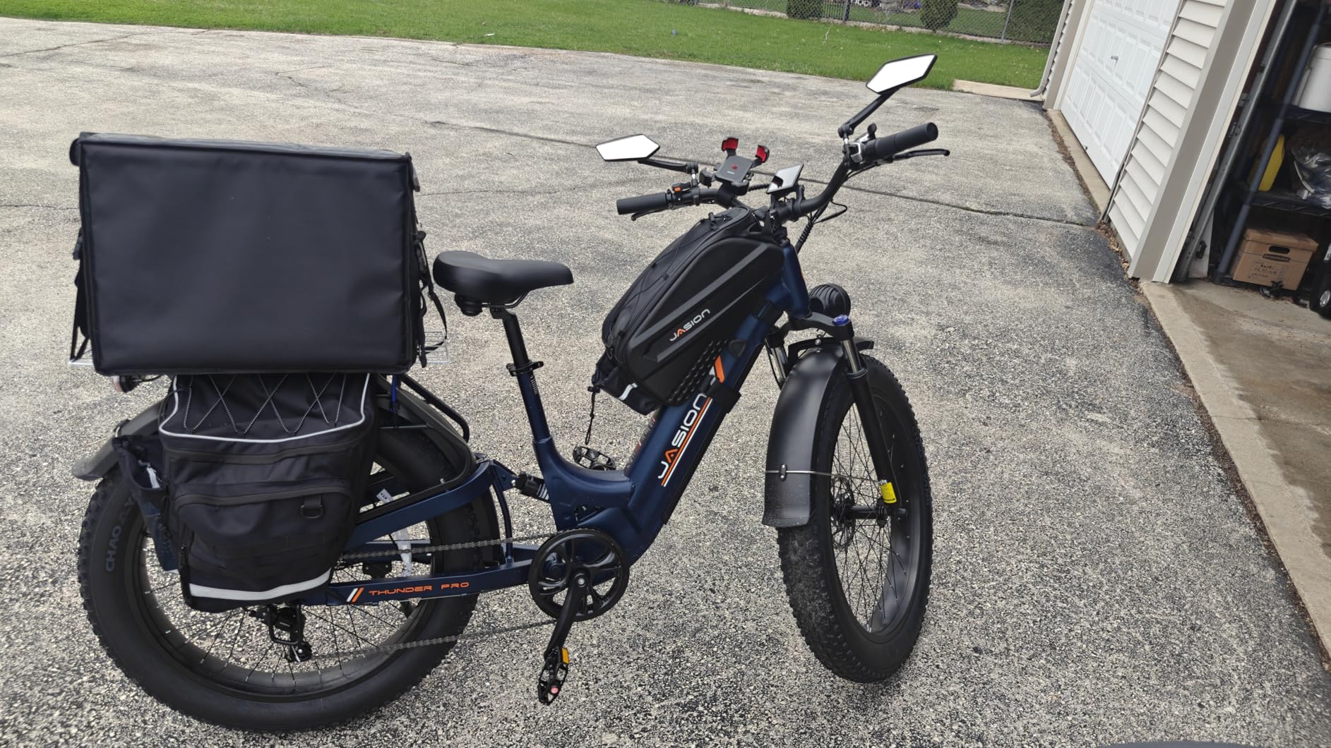 Jasion Thunder/PRO/ST Electric Bike, 2000W/1800W Peak Ebikes for Adults, 26''Fat Tire Best Ebike for Men, 90/80 Miles with 1040Wh/864Wh Battery, 35/30+MPH Max Speed Bicycles, 500/400LB Capacity customer photo 2