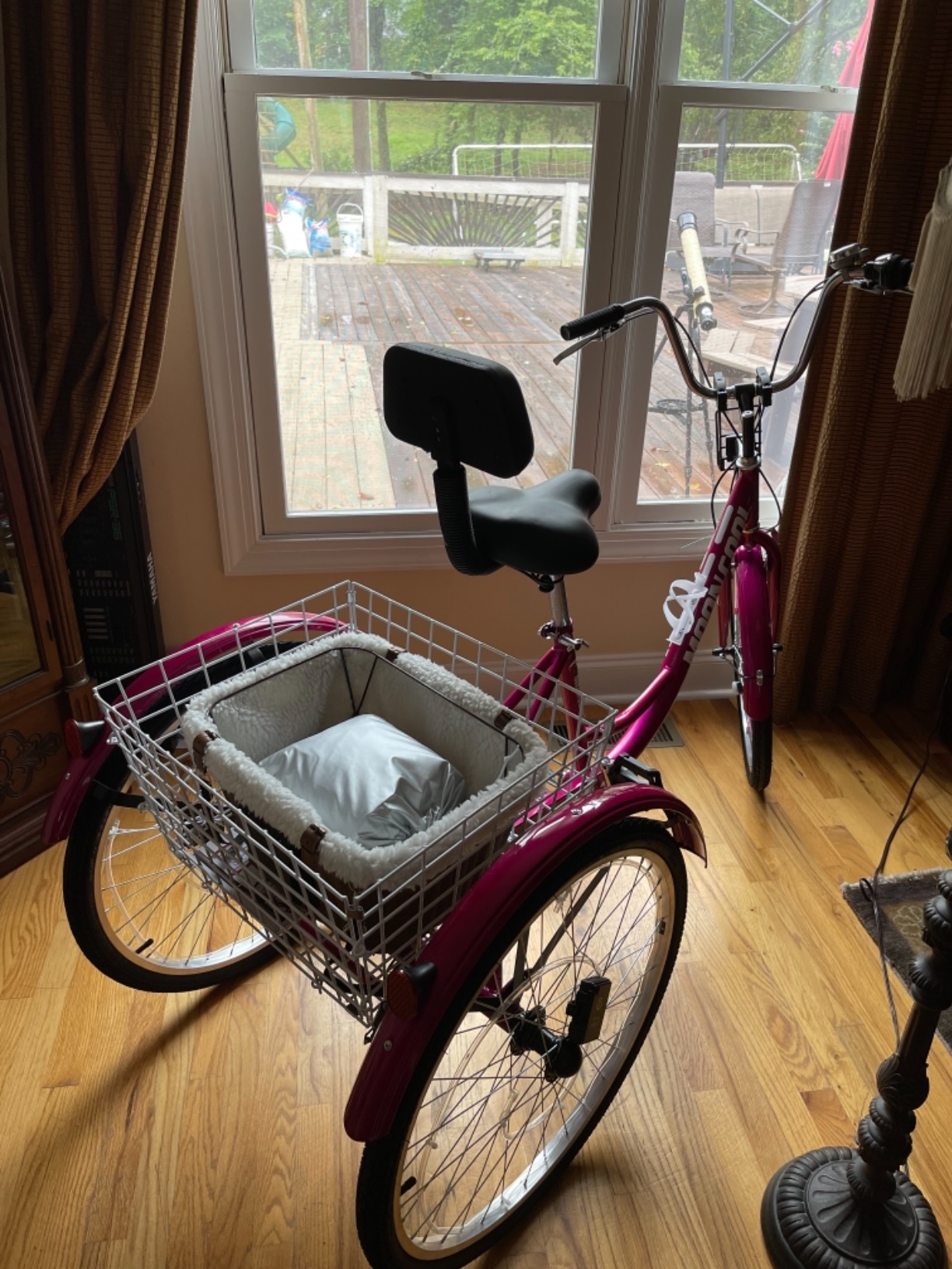 Adult Tricycle, 7 Speed Adult Trike, 20/24/26 inch 3 Wheel Bike with Basket | Low Step-Through Frame, Wide Seat with Backrest, 350 lbs Capacity, Tricycle for Adults, Seniors, Women and Men customer photo 2