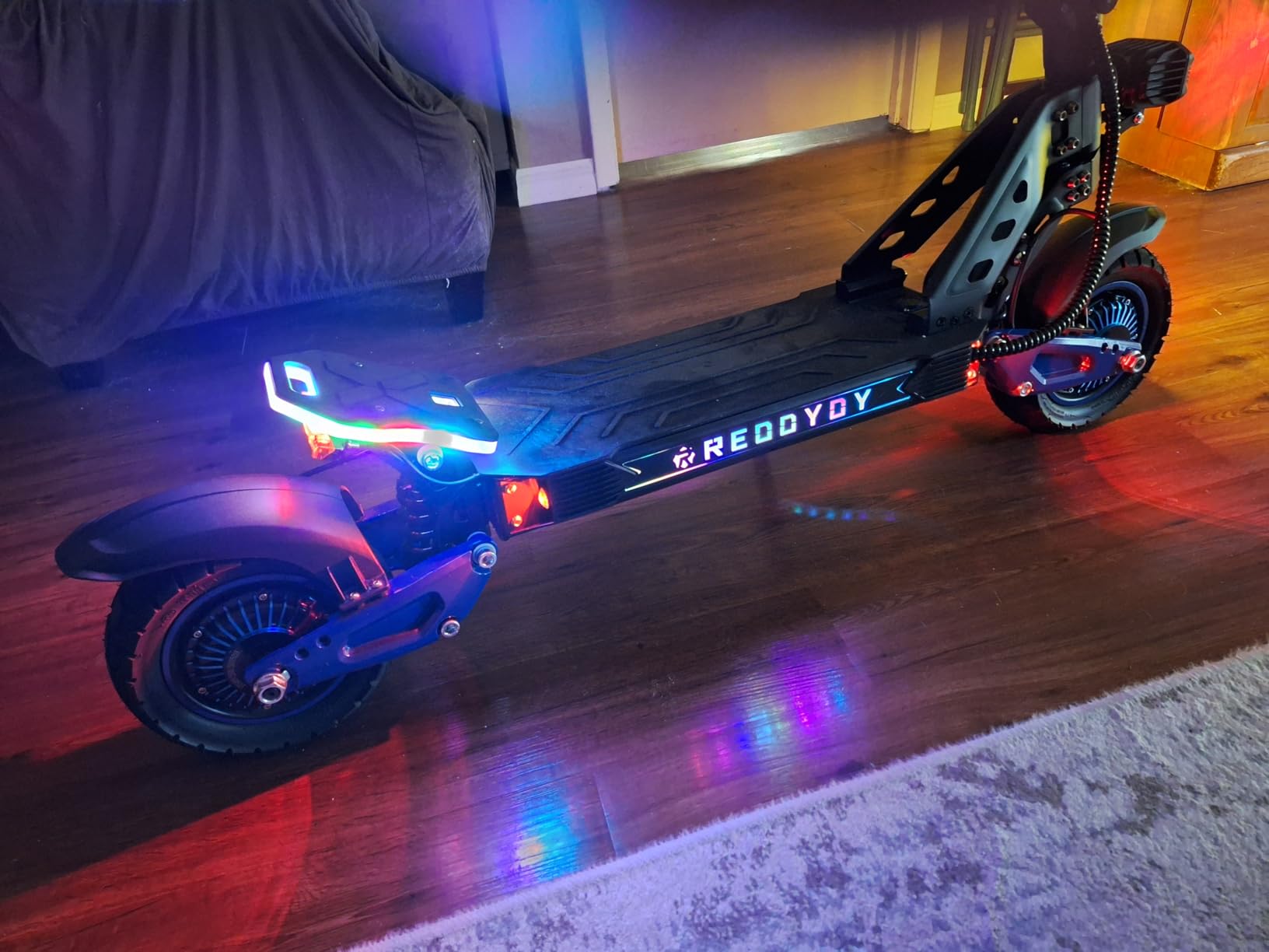 YING LU 5000W Dual Motor Off-Road Electric Scooter for Adults, 50MPH All-Terrain Electric Scooter, Foldable Design with Adjustable Handlebars, 60V 25AH Long-Range E Scooter customer photo 2