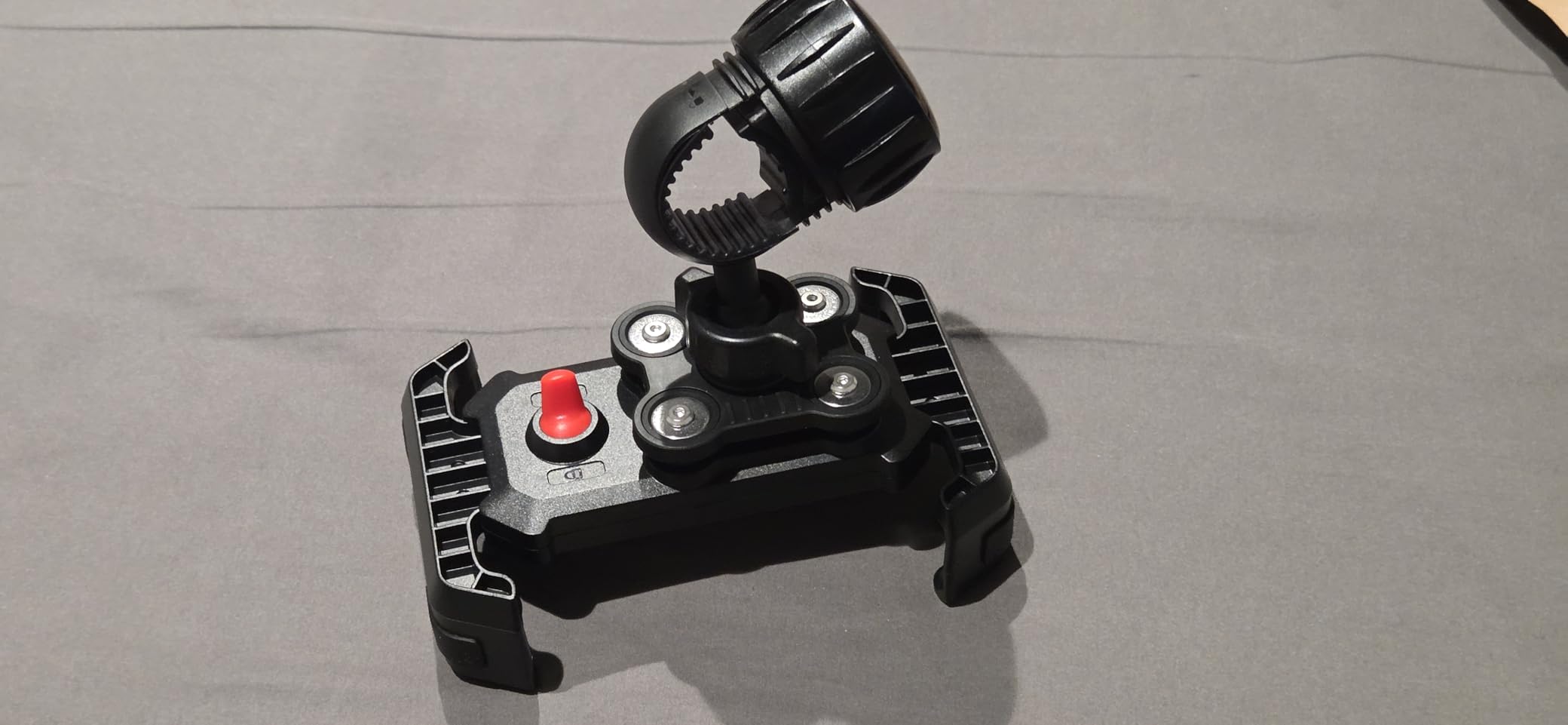 LOXP Anti-Shake Motorcycle Phone Mount - 2026 Dual Vibration Dampener, Universal Bike Phone Holder for iPhone 17/16/15/14/13 Series & Android 4.7-7