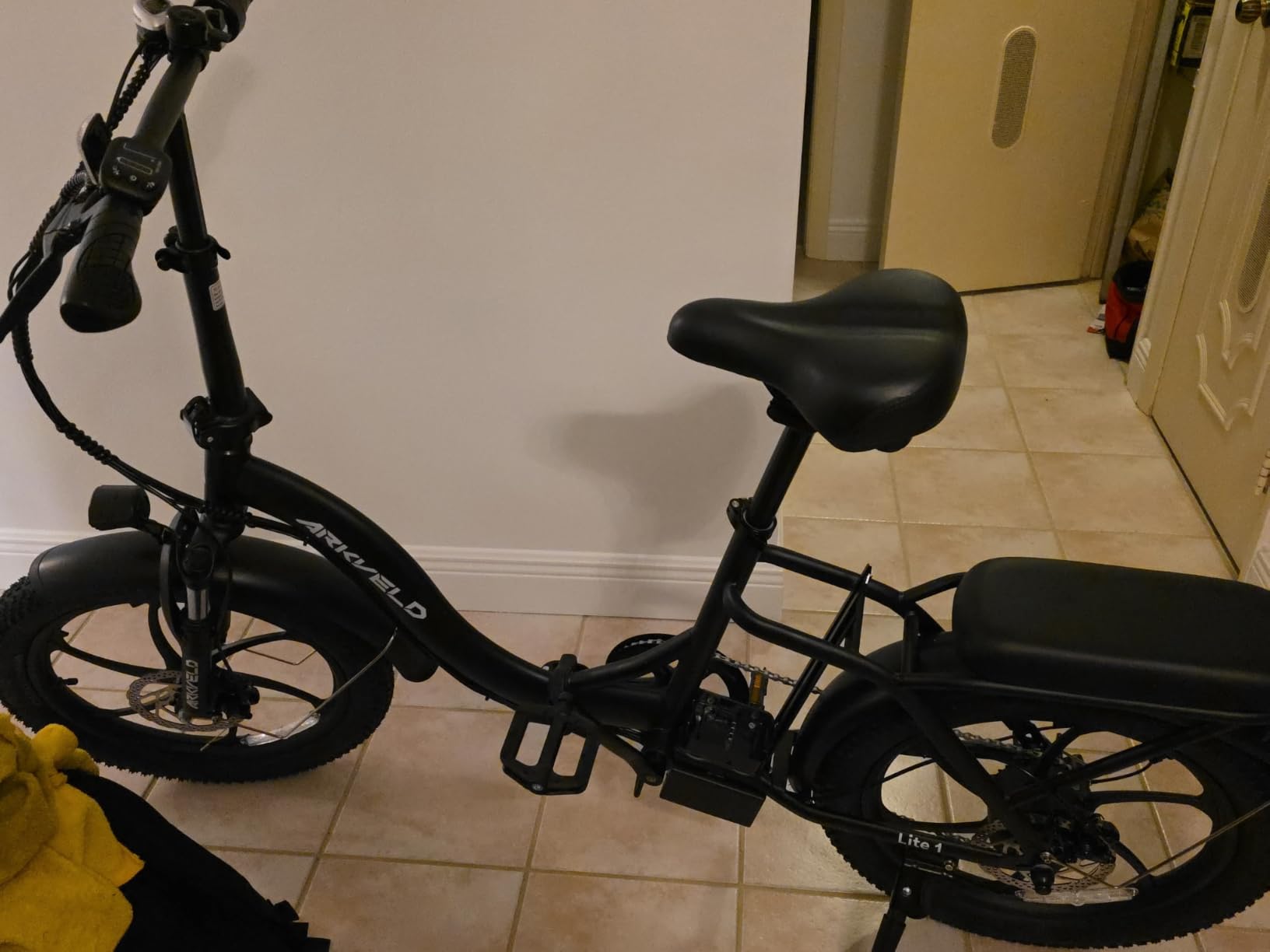 H14 Electric Bike for Adults, Peak 1200W/1500W 25 MPH Folding Electric Bikes for Adults, 48V 10A(480WH) Ebike, 45 Miles(PAS) E Bike, 11-Level Full Suspension E-Bike, 14