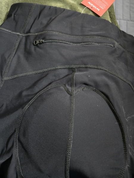 WIXEN Women's Thermal Cycling Tights, Fleece Lined 4D Padded Winter Bike Pants with Back Zip Pocket & Reflective Elements customer photo 2