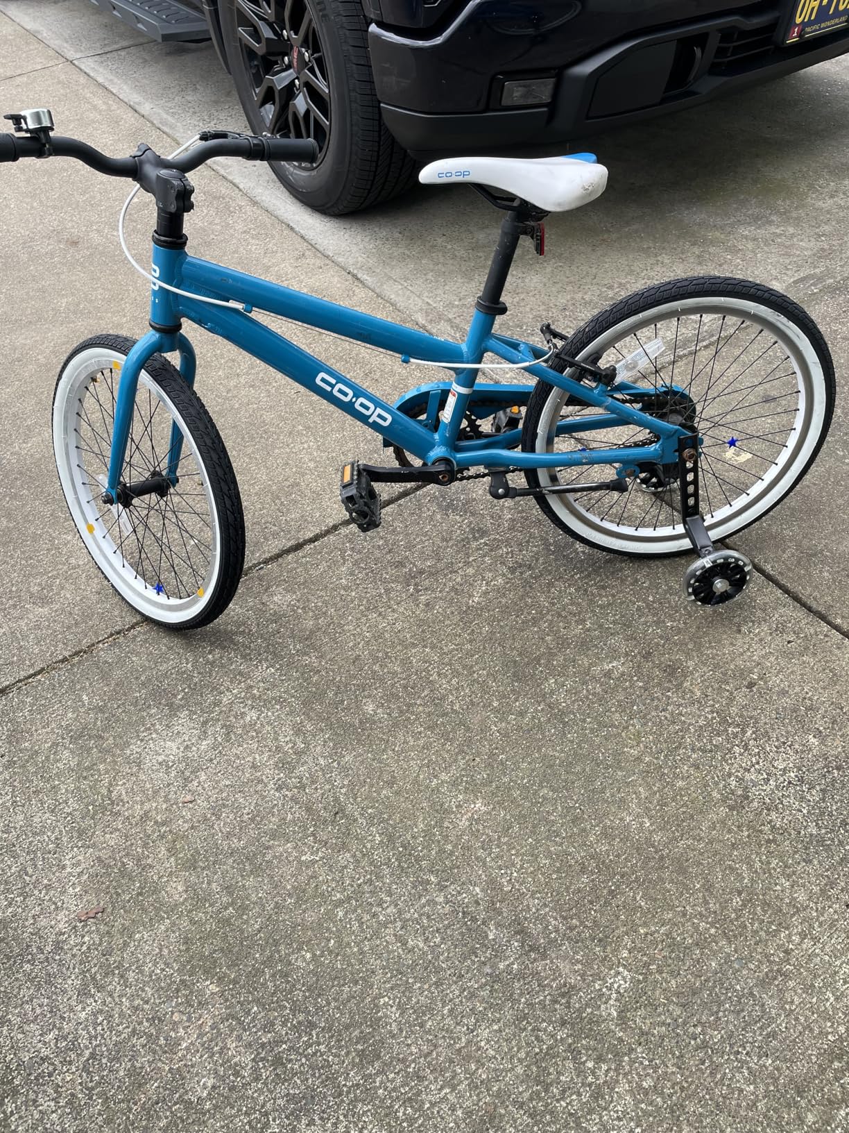 DDJKCZ Training Wheels Flash Mute Wheel Bicycle Compatible for Bikes of 12 14 16 18 20 Inch customer photo 2