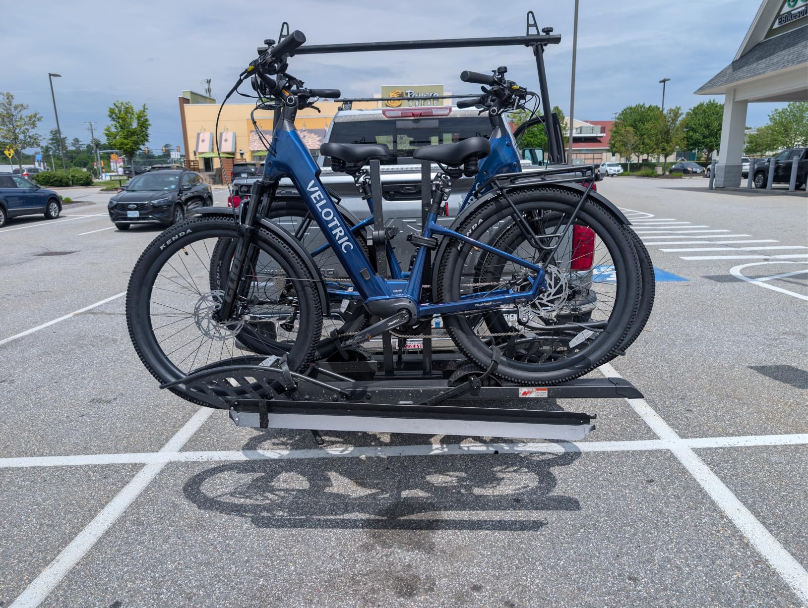 CRAVOT CyberRack EBike Rack for 2 Bike, 200 lbs Capacity | Heavy Duty Electric Bike Carrier, 5-inch Fat Tire customer photo 1
