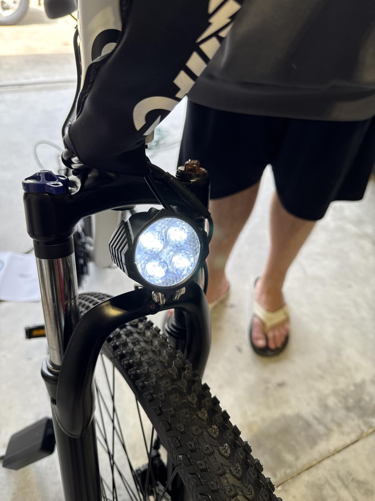Qlife Electric Bike for Adults/Teens Racer, 20+MPH 21-Speed Peak 1200W Brushless Motor Adult Electric Bicycles, 48V 10.4Ah Removable Battery Mountain Ebike, Up to 55 Miles, 27.5X2.1 Tire E Bike customer photo 2