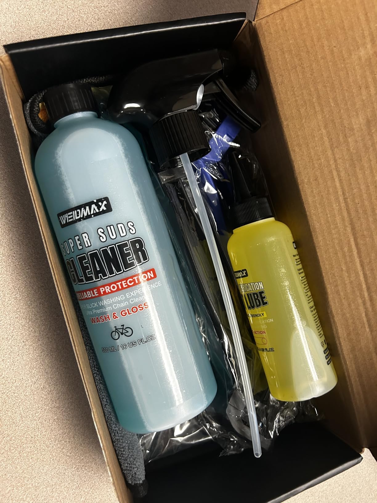Bike Cleaner Set, 500ML - Fast-Action, Bike chain cleaner 120ml Chain Lube Brushes And Sponge Bicycle Cleaning Kit Safe on All Surfaces and Suitable for All Types of Bike customer photo 1