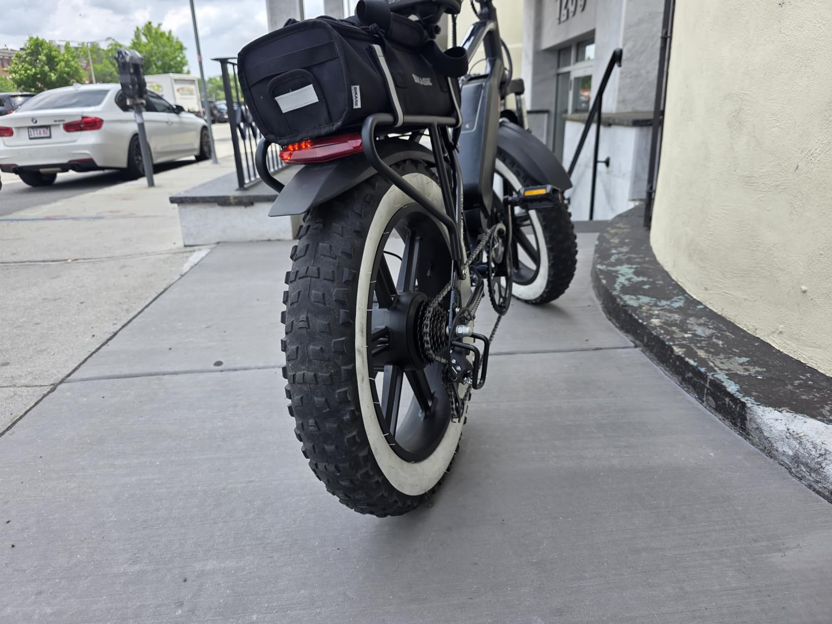 OUXI Electric Bike for Adults, 1000W Peak Electric Mountain Bicycle 48V13Ah Removable Battery, 20