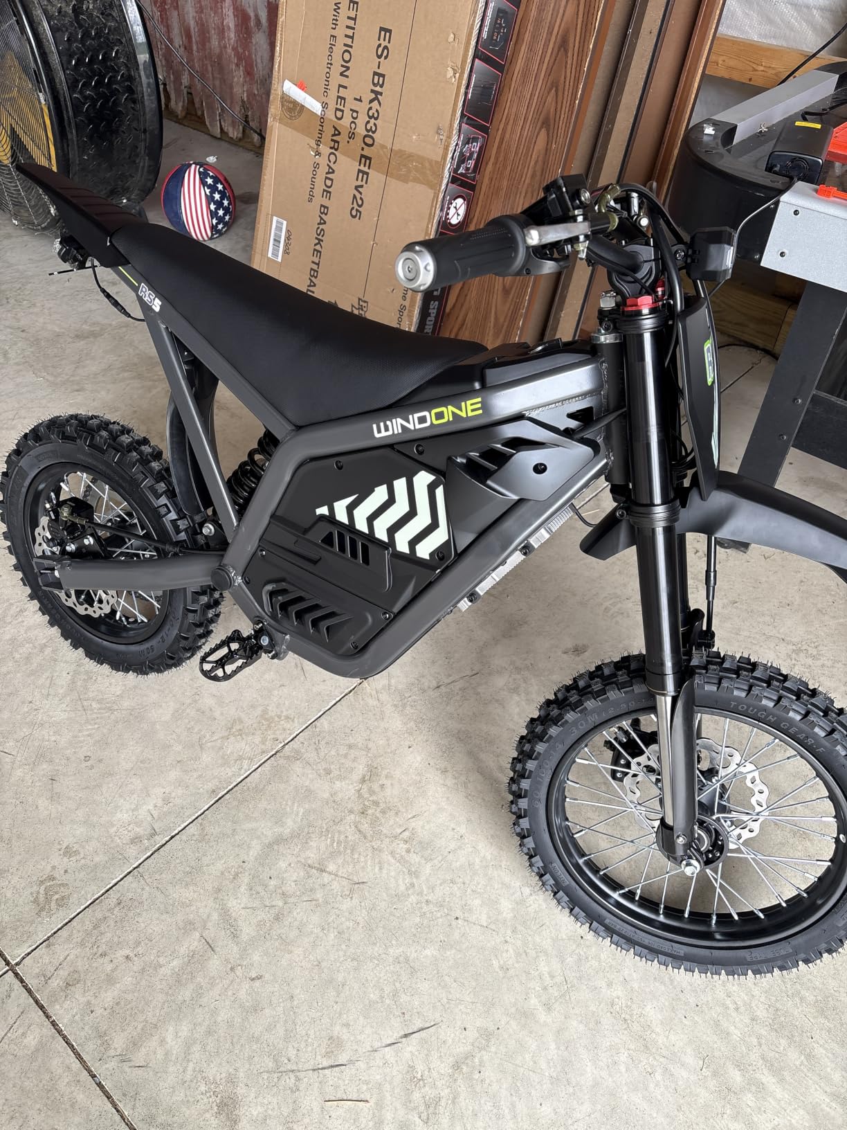 Windone RS5 Electric Dirt Bike for Teens & Adults (13+), Up to 37 MPH, 45 Miles Range, 2200W Peak Motor, 14