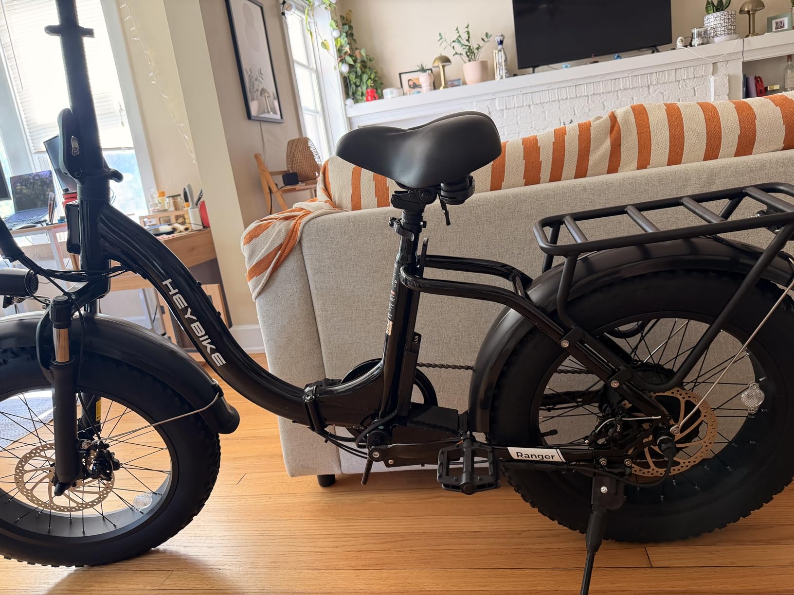 Heybike Ranger 2.0 Folding Electric Bike for Adults, 1400W Peak Motor Ebike customer photo 1