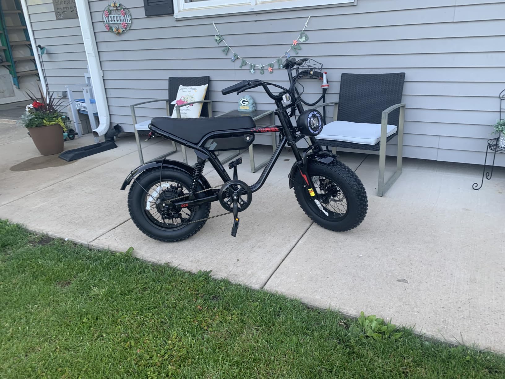 D10 Electric Bike for Teens Adults, Peak 1500W/1800W, 48V 10.4Ah/15.6Ah Battery 16