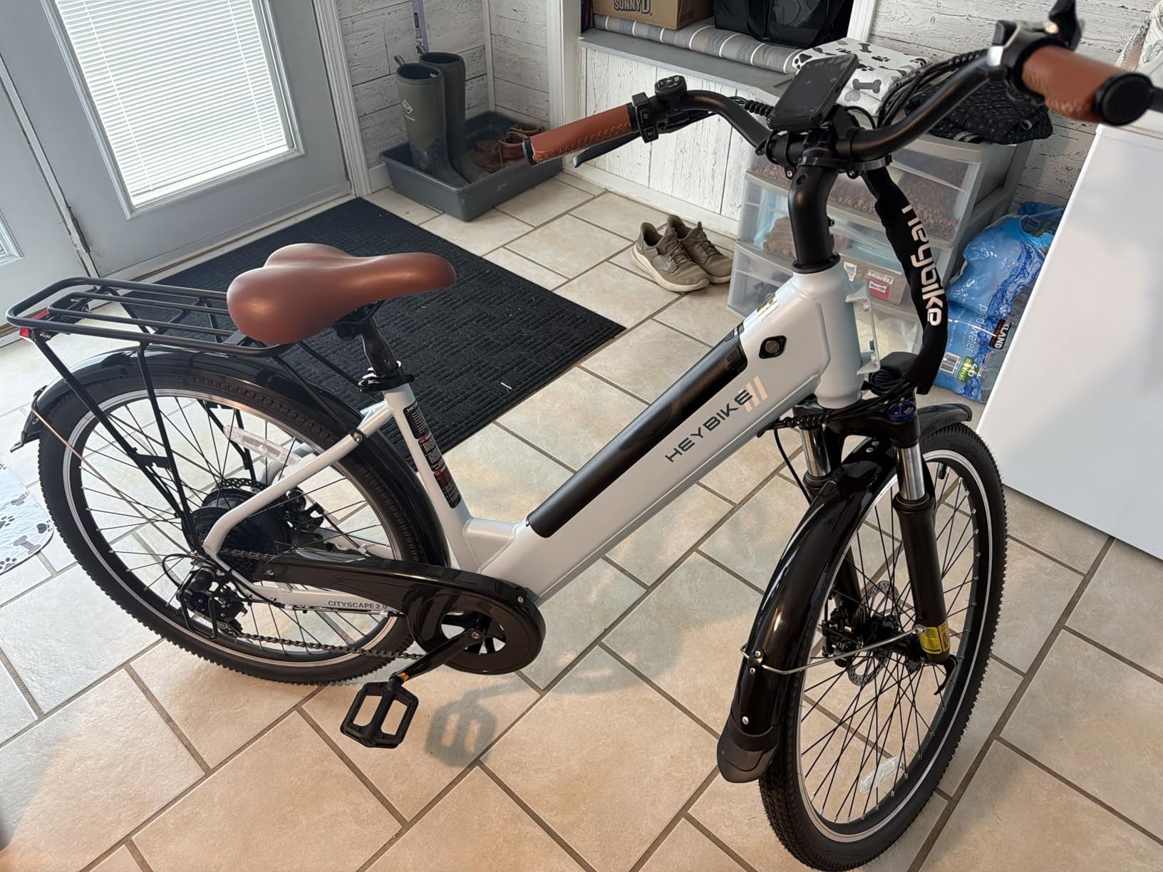 Heybike Cityscape 2.0 Electric Bike for Adults with Peak 1200W Motor, 468Wh Removable Battery, 50Miles 26