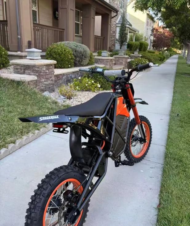 ADISTAR Electric Dirt Bike for Adults Teens, 3500W Peak Motor, Up to 38 MPH, 48V 23Ah Battery, 60 Mile Range, Hydraulic Full Suspension & Hydraulic Disc Brakes, 14