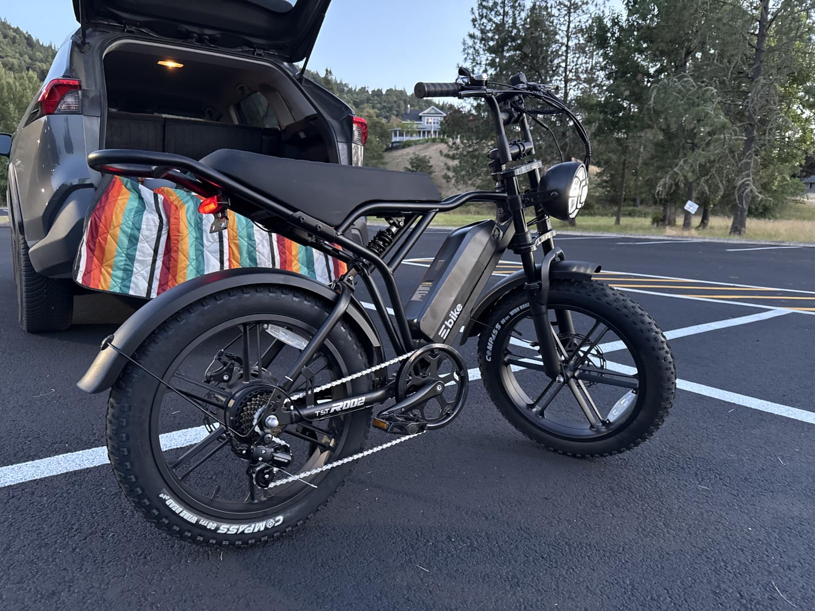 TST Electric Bike for Adults, 1500W Peak Motor 60-80 Miles Fat Tire Ebike with 48V 15Ah Removable Battery 20