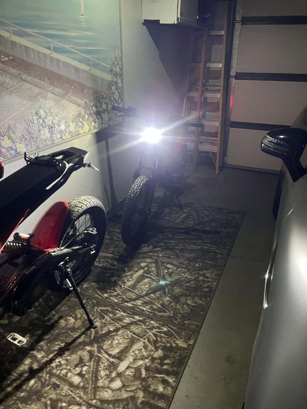 1200LM Bike Lights for Night Riding, Headlight and Tail Light Set | 9+3 Modes, Power Display, Rechargeable Bicycle Lights Front and Back, IPX6 Waterproof Ebike Light for MTB, Off-Road, City Riding customer photo 1
