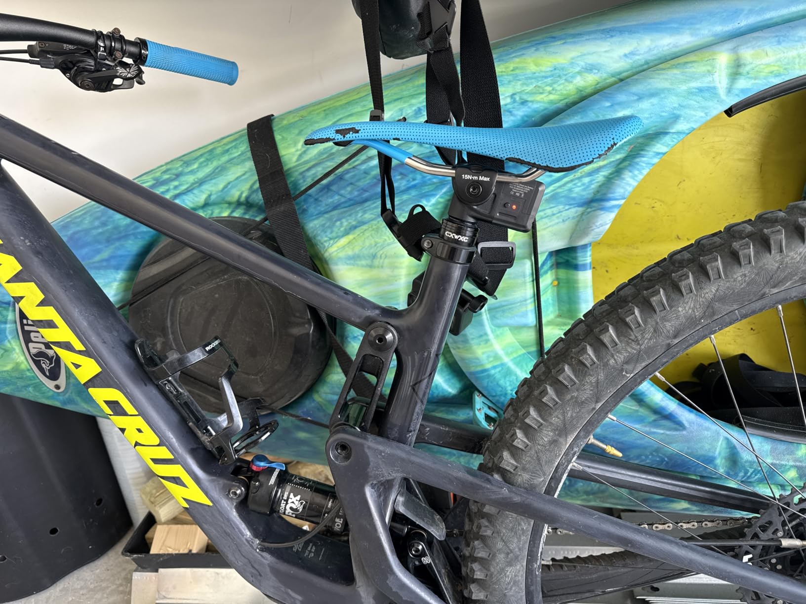 CXWXC Wireless Dropper Post 27.2/30.9/31.6mm - 125mm Travel Bike Seat Post - Dropper Seatpost with Remote for Mountain Gravel Bikes eBike customer photo 1