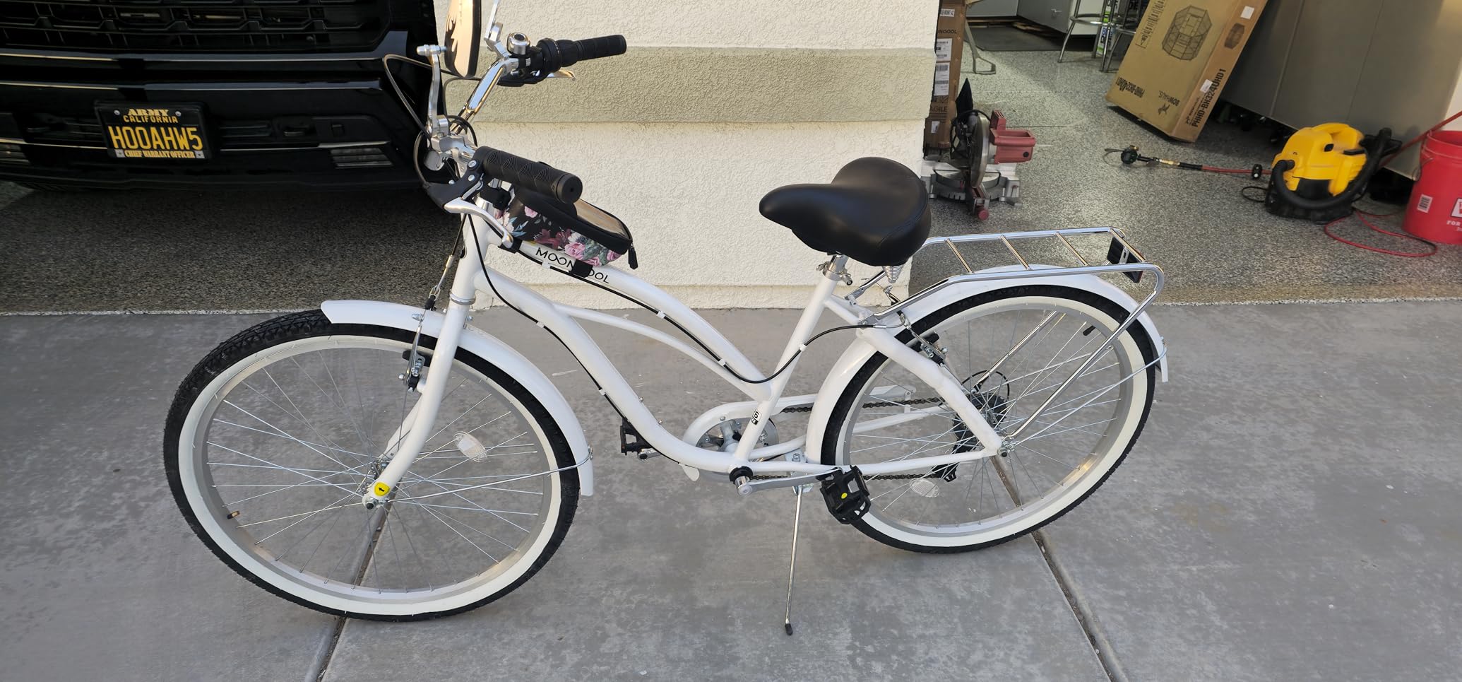 MOONCOOL Beach Cruiser Bike for Women and Men, 24/26 Inch 7-Speed Adult Bicycle customer photo 1
