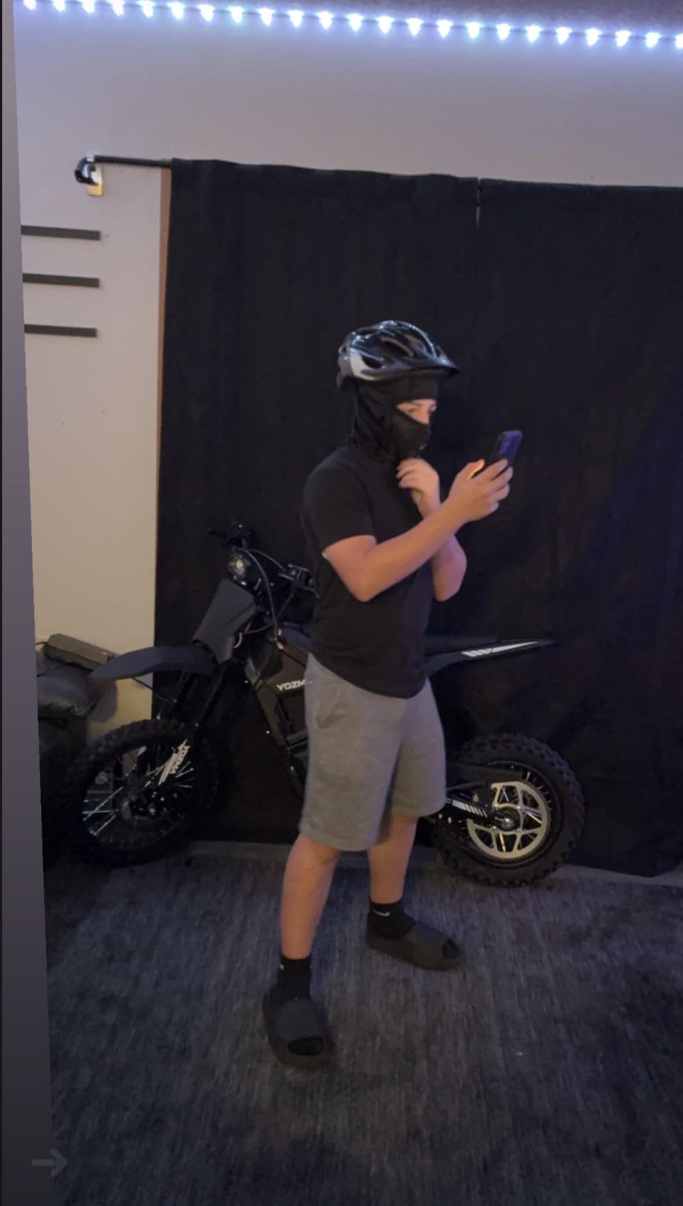 Yozma IN10 Electric Dirt Bike, 3000W Peak Mid-Drive Motor, 40 Mph Max Speed Ebike, 48V 23.4AH Battery with 45 Miles Max Range, 14''/12'' Off-Road Tires, Hydraulic Brakes & Dual Shock Absorption customer photo 1