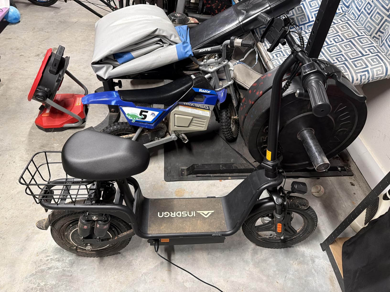 Electric Scooter with Seat for Adults, 1800W Peak Power, 42 Mile Long Range, 20MPH, 14