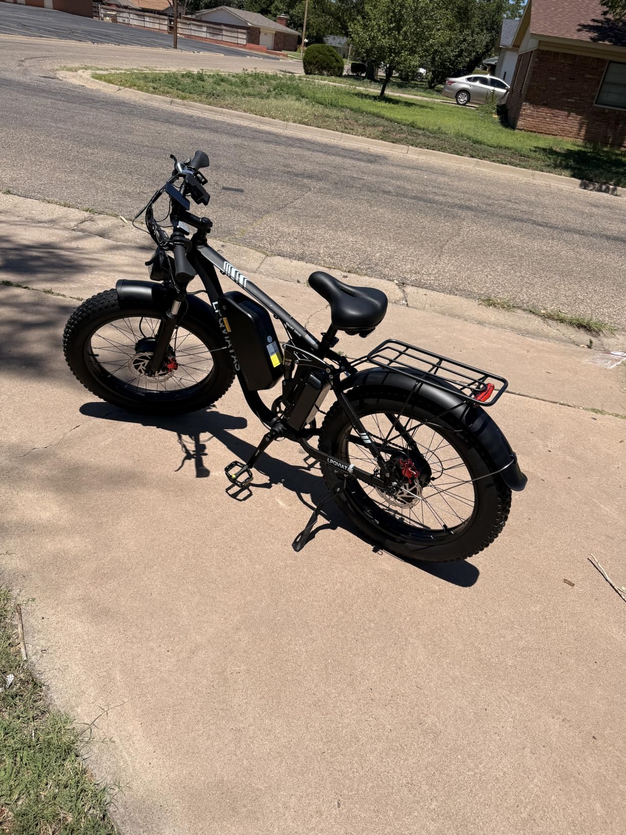 9000W Peak Dual Motor Ebike for Adults with 58V Max-Output 34Ah Battery, 42-46 MPH Full Suspension Electric Bike, 24