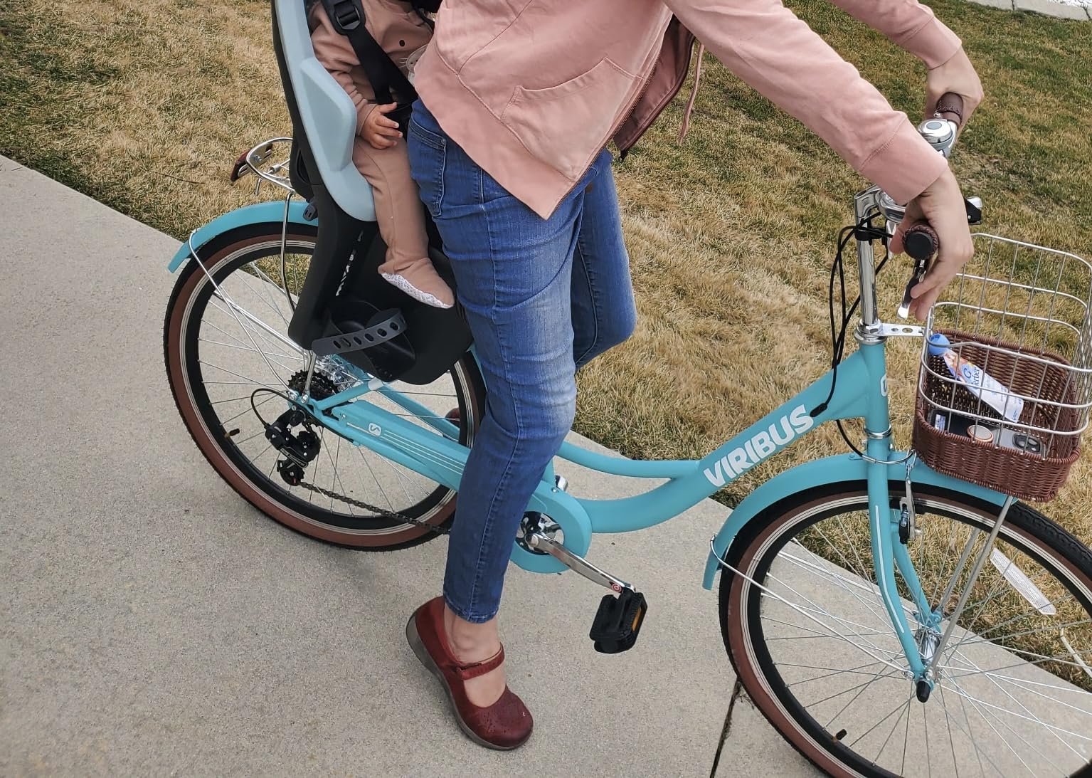 Thule Yepp 2 Mounted Child Bike seat, Adjustable footrests, 5-Point Harness and Easy to Mount Design customer photo 2