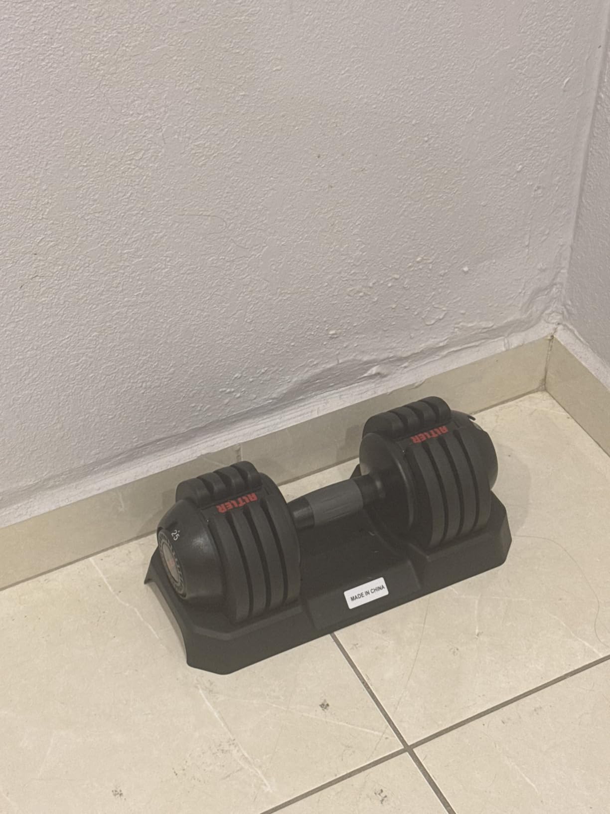 ALTLER Adjustable Dumbbell Set, 25/52LB Pair with Tray for Workout Strength Training Fitness, Adjustable Weight Dial Dumbbell with Anti-Slip Handle and Weight Plate for Home Exercise customer photo 1