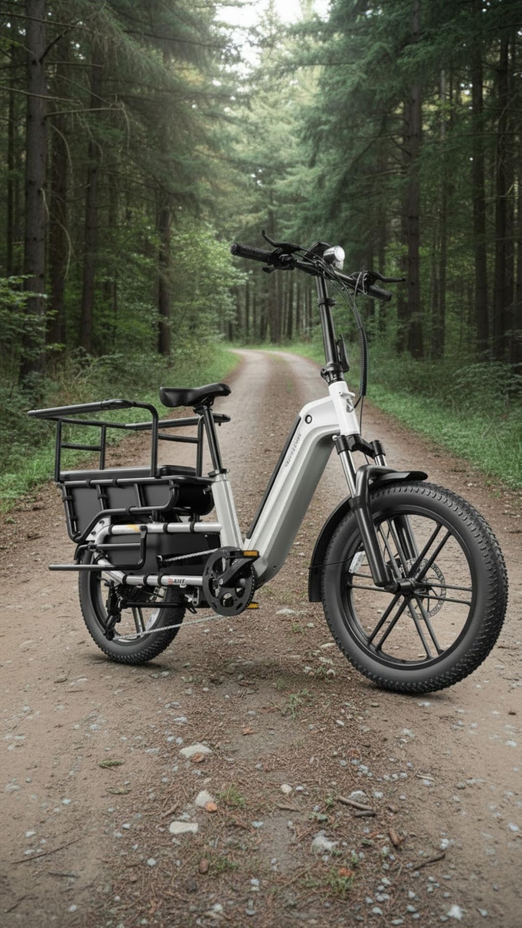 SISIGAD Family Electric Bike with Child Seat - Peak 1500W Motor, 20