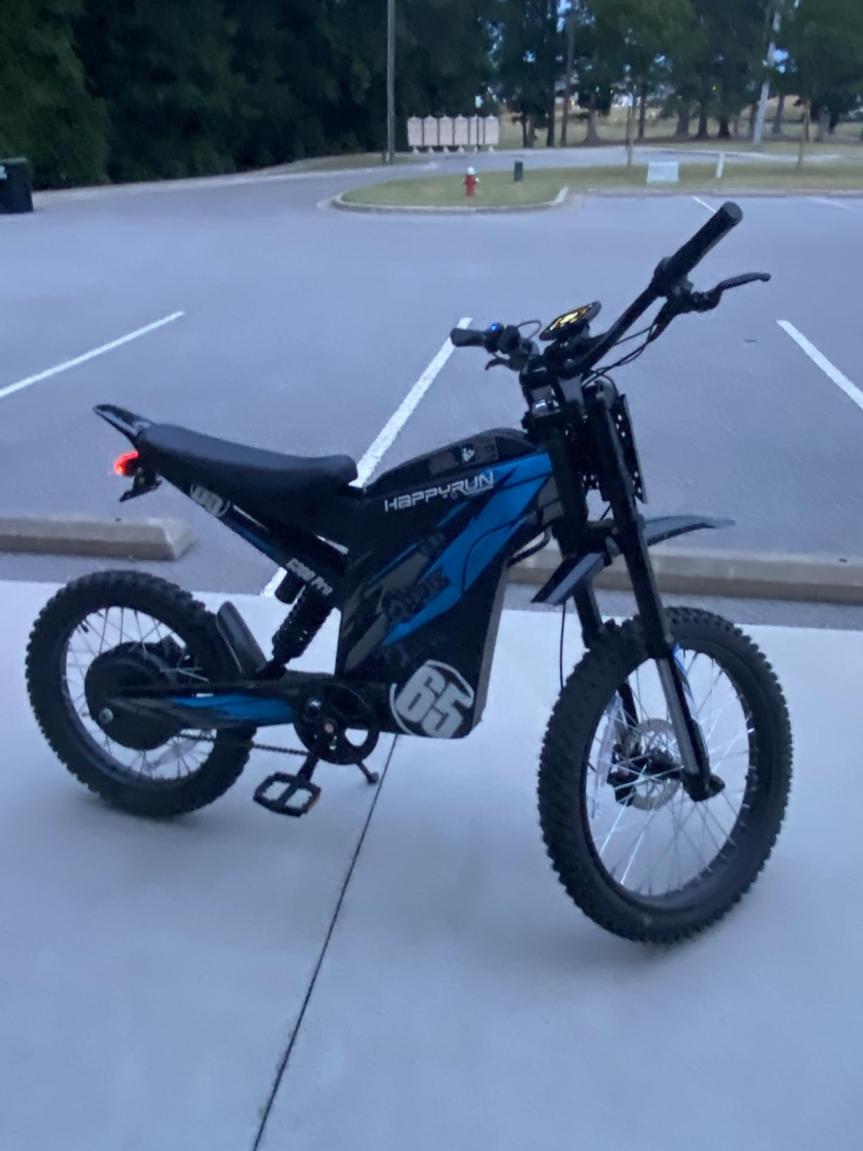 HAPPYRUN G300 Pro 72V Electric Dirt Bike for Adults, 6500W Motor, 30Ah Battery - 50 MPH Top Speed, 70 Miles Range, 350 lbs Load, Full Suspension, Hydraulic Brakes customer photo 2