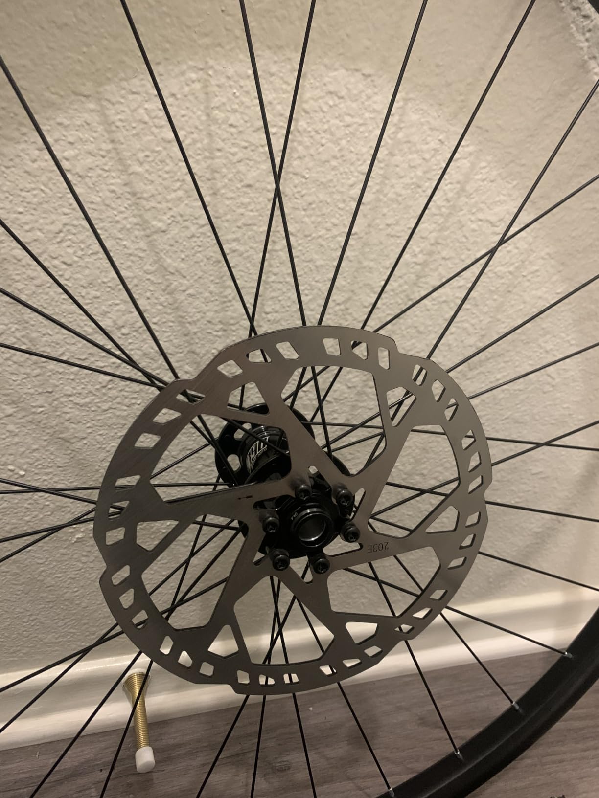 BUCKLOS RT60E 180mm E-Bike Disc Brake Rotor 2.3mm Thickened 6-Bolt, Heavy Duty Stainless Steel, 44mm BCD, fits MTB, Motorcycle, E-Scooter, Talaria, Sting Surron LBX Segway customer photo 1