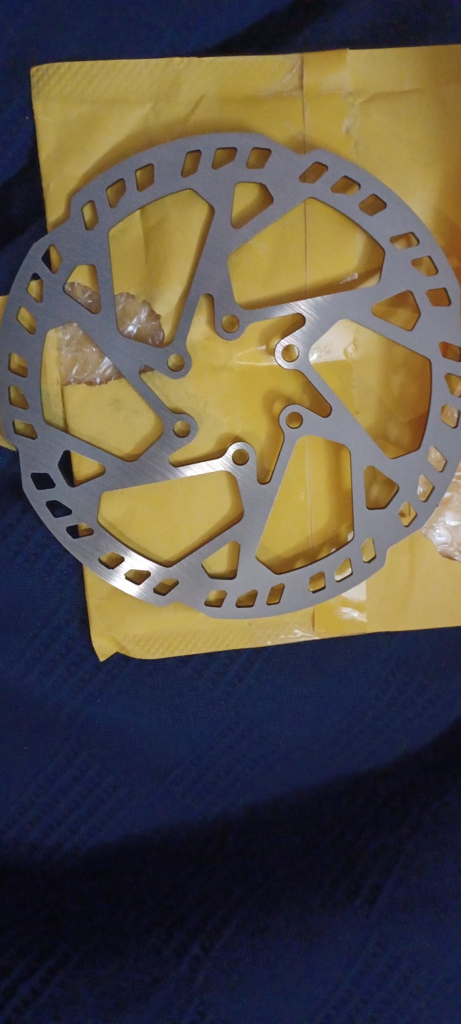 BUCKLOS RT60E 180mm E-Bike Disc Brake Rotor 2.3mm Thickened 6-Bolt, Heavy Duty Stainless Steel, 44mm BCD, fits MTB, Motorcycle, E-Scooter, Talaria, Sting Surron LBX Segway customer photo 2