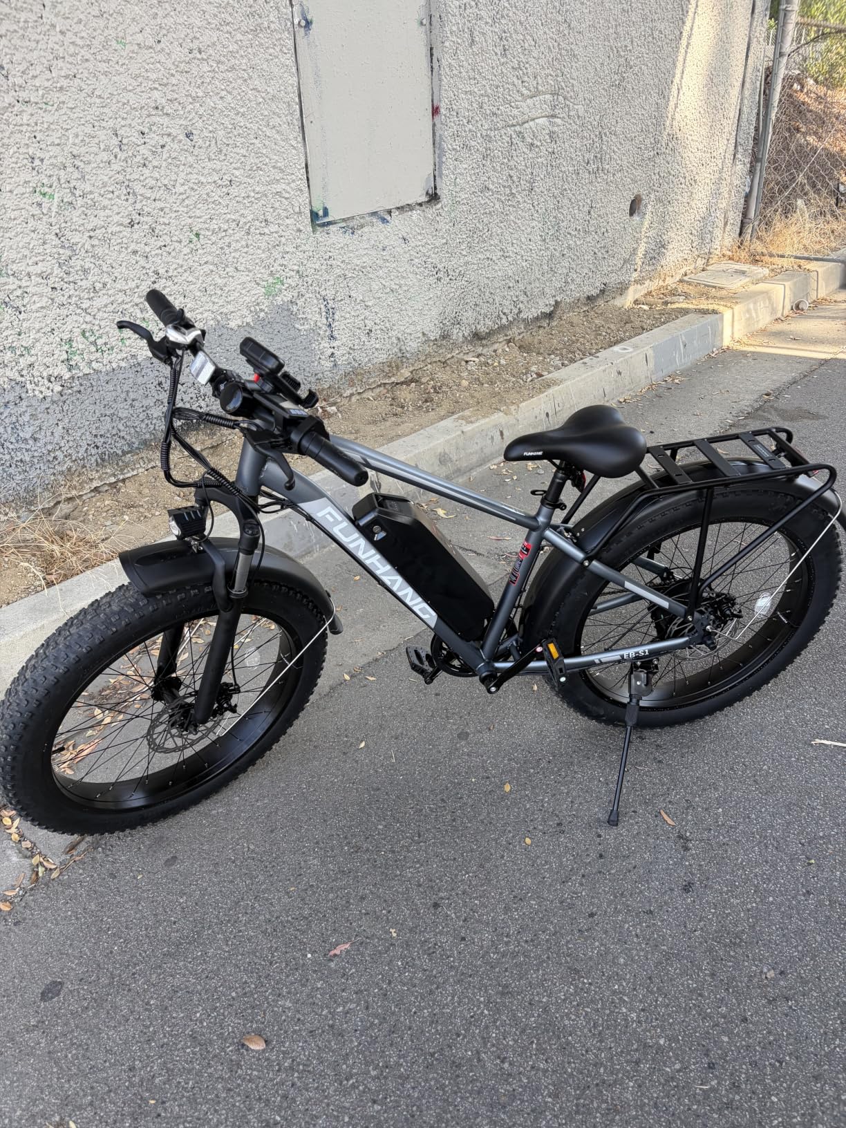 Funhang Electric Bike for Adults, 1000W Peak Ebike, 20MPH 60 Miles Electric Mountain Bike, 26