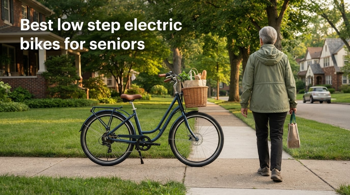 Best low step electric bikes for seniors