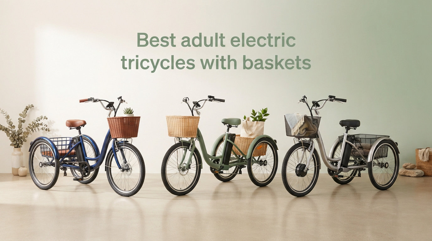 Best adult electric tricycles with baskets