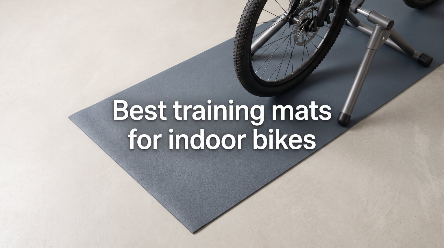 Best training mats for indoor bikes