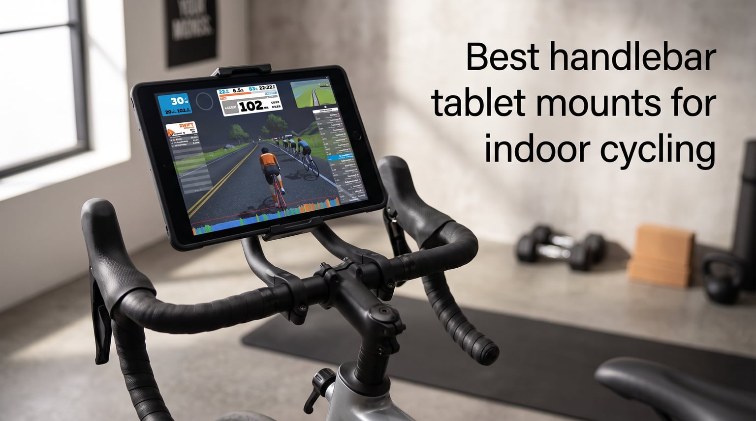 Best handlebar tablet mounts for indoor cycling