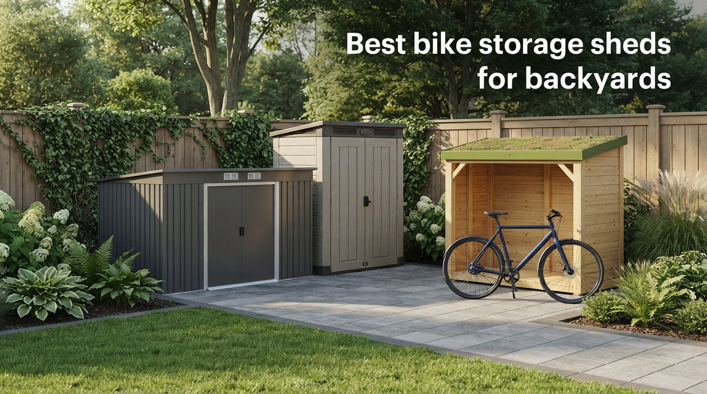 Best bike storage sheds for backyards